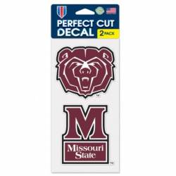 Missouri State University Bears - Set of Two 4x4 Die Cut Decals