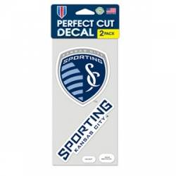 Sporting Kansas City - Set of Two 4x4 Die Cut Decals
