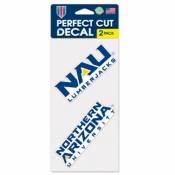 Northern Arizona University Lumberjacks - Set of Two 4x4 Die Cut Decals