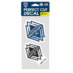 Vancouver Whitecaps FC - Set of Two 4x4 Die Cut Decals