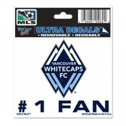 Vancouver Whitecaps FC #1 Fan - 3x4 Ultra Decal