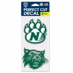 Northwest Missouri State University Bearcats - Set of Two 4x4 Die Cut Decals