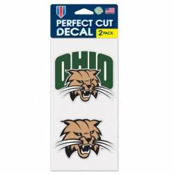 Ohio University Bobcats - Set of Two 4x4 Die Cut Decals