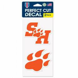Sam Houston State University Bearkats 2020 Logo - Set of Two 4x4 Die Cut Decals