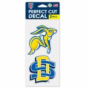 South Dakota State University Jackrabbits - Set of Two 4x4 Die Cut Decals