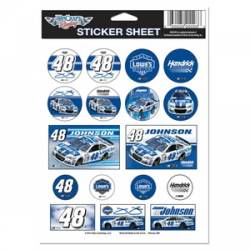 Jimmie Johnson #48 - 5x7 Sticker Sheet