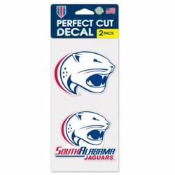 University Of South Alabama Jaguars - Set of Two 4x4 Die Cut Decals