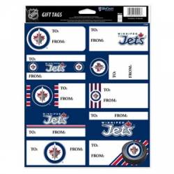 Winnipeg Jets - Sheet of 10 Gift Tag Labels