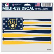 Milwaukee Brewers 2020 Baseball Bat Flag - 5x6 Ultra Decal