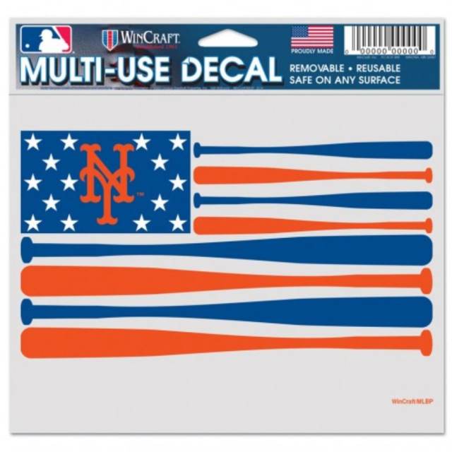 New York Mets Mr Met Mascot - 5x6 Ultra Decal at Sticker Shoppe