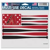 Arizona Diamondbacks Baseball Bat Flag - 5x6 Ultra Decal