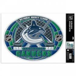 Vancouver Canucks - Stained Glass 11x17 Ultra Decal