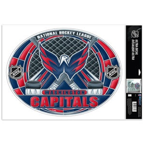 Washington Capitals Stained Glass X Ultra Decal At Sticker Shoppe