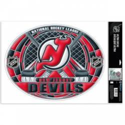 New Jersey Devils - Stained Glass 11x17 Ultra Decal