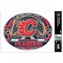 Calgary Flames - Stained Glass 11x17 Ultra Decal