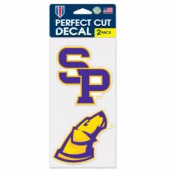 University Of Wisconsin-Stevens Point Pointers - Set of Two 4x4 Die Cut Decals