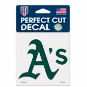 Oakland Athletics A's - 4x4 Die Cut Decal