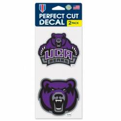 University Of Central Arkansas Bears - Set of Two 4x4 Die Cut Decals