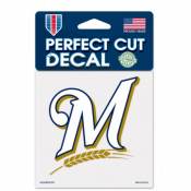 Milwaukee Brewers - 4x4 Die Cut Decal