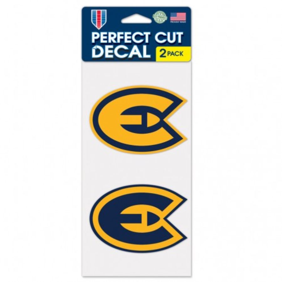 University Of Wisconsin-Eau Claire Blugolds - Set of Two 4x4 Die Cut ...