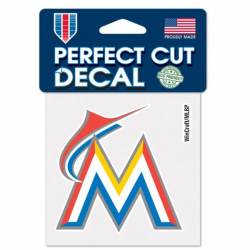 Miami Marlins - 4x4 Die Cut Decal