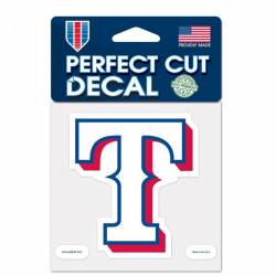 Texas Rangers Stars & Stripes - 8x8 Full Color Die Cut Decal at