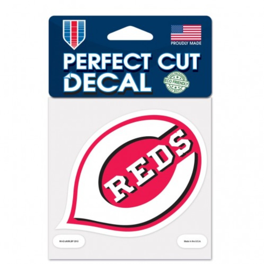 Cincinnati Reds - 4x4 Die Cut Decal at Sticker Shoppe