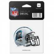 Carolina Panthers Helmet - 4x4 Die Cut Decal