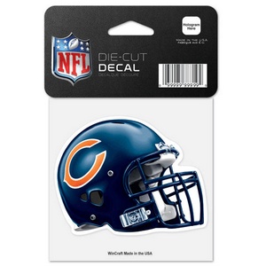 Chicago Bears Helmet - 4x4 Die Cut Decal at Sticker Shoppe