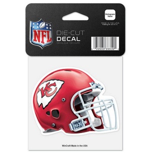 Kansas City Chiefs: Outdoor Helmet - Officially Licensed NFL Outdoor Graphic