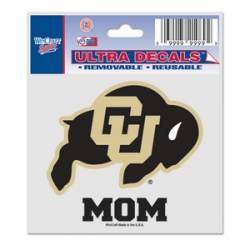 University Of Colorado Buffaloes Mom - 3x4 Ultra Decal