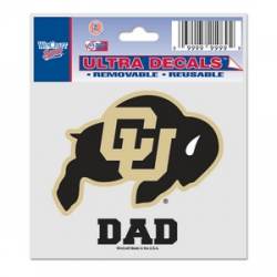 University Of Colorado Buffaloes Dad - 3x4 Ultra Decal