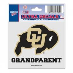University Of Colorado Buffaloes Grandparent - 3x4 Ultra Decal