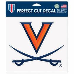 University Of Virginia Cavaliers - 8x8 Full Color Die Cut Decal