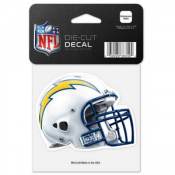 San Diego Chargers Helmet - 4x4 Die Cut Decal