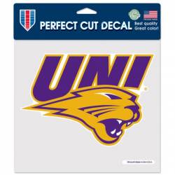 Northern Iowa University Panthers - 8x8 Full Color Die Cut Decal