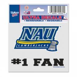 Northern Arizona University Lumberjacks #1 Fan - 3x4 Ultra Decal