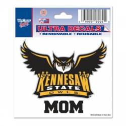 Kennesaw State University Owls Mom - 3x4 Ultra Decal