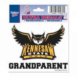 Kennesaw State University Owls Grandparent - 3x4 Ultra Decal