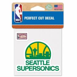 Seattle Supersonics - 4x4 Die Cut Decal