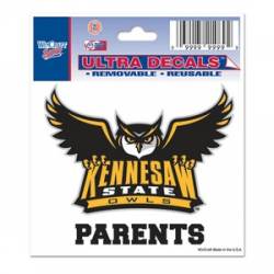Kennesaw State University Owls Parents - 3x4 Ultra Decal