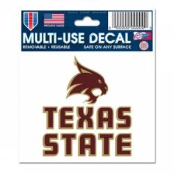 Texas State University Bobcats - 3x4 Ultra Decal