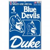 Duke University Blue Devils - Set of 4 Ultra Decals