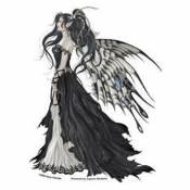 Nene Thomas Hope Black Dress Fairy - Vinyl Sticker