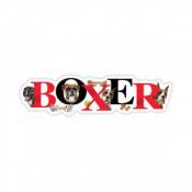 Boxer - Alphabet Magnet