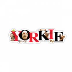 Yorkie - Alphabet Magnet