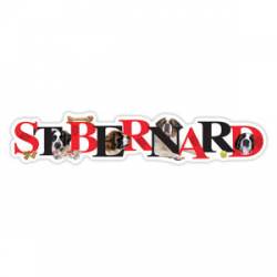 Saint Bernard - Alphabet Magnet