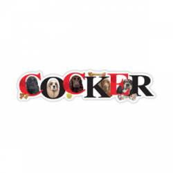 Cocker Spaniel - Alphabet Magnet