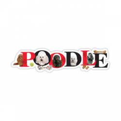 Poodle - Alphabet Magnet