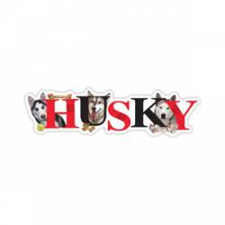 Husky - Alphabet Magnet